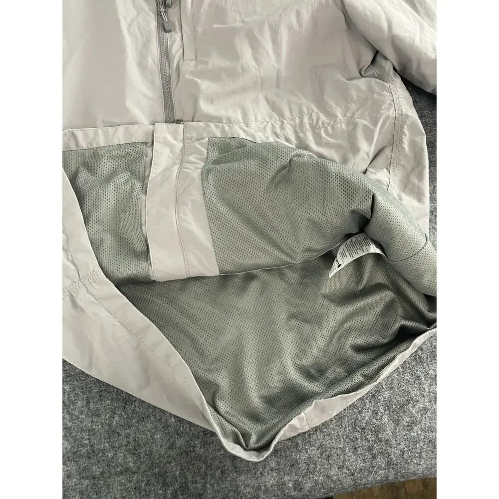 Carhartt Jacket Women Extra Large 16 18 Gray Hooded Windbreaker Lightweight N192
